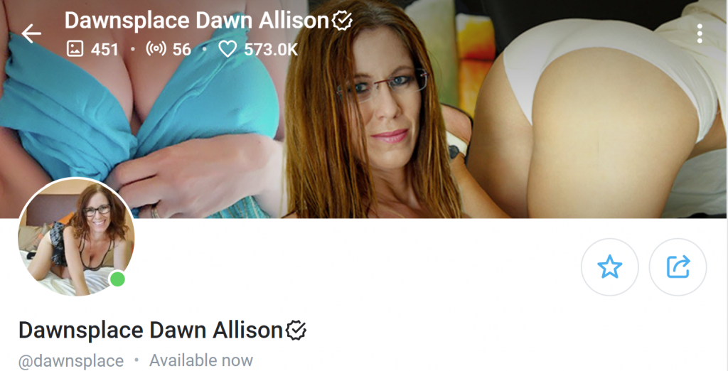 Dawnsplace, OnlyFans MILF content