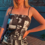 Young blonde woman in Hamilton, Ontario